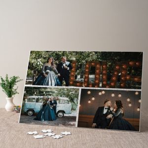 3 Fotoğraflı Kişiye Özel Hediye Fotoğraflı Puzzle