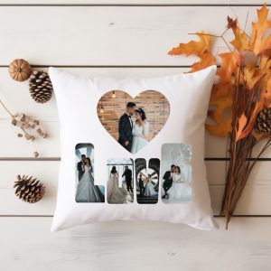 LOVE Kişiye Özel Fotoğraflı Yastık