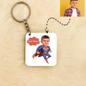 Erkek Özel Karikatürlü Kişiye Özel Anahtarlık