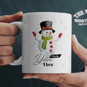 Kardan Adam İsimli Yılbaşı Kupa