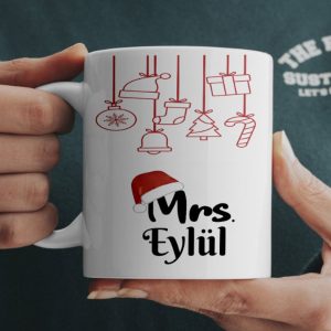 Kişiye Özel Mrs Kadın Arkadaşa Yılbaşı Kupası