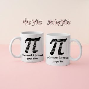Matematik Öğretmeni İsimli Kupa Bardak Kişiye Özel