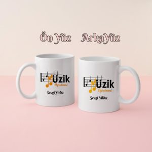 Müzik Öğretmeni Kupa Bardak Kişiye Özel