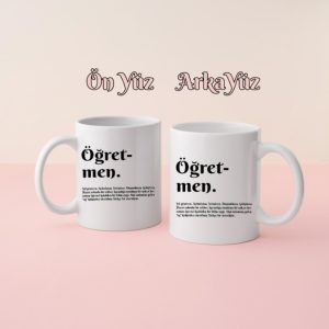 Öğretmen Kupa Bardak Hediye