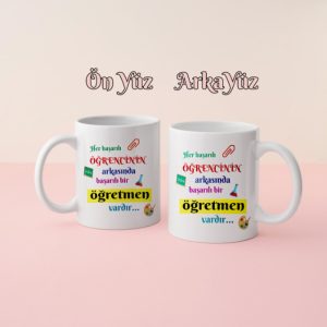 Öğretmen Öğrenci Kupa Bardak